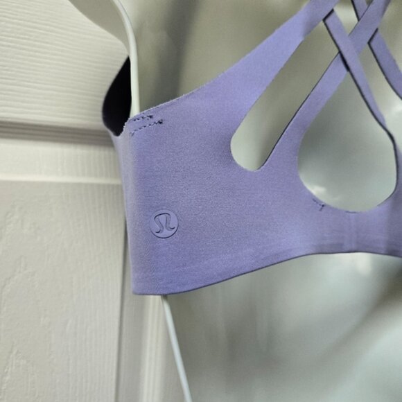 Lululemon Light Strides Bra Iron Purple - Picture 4 of 6